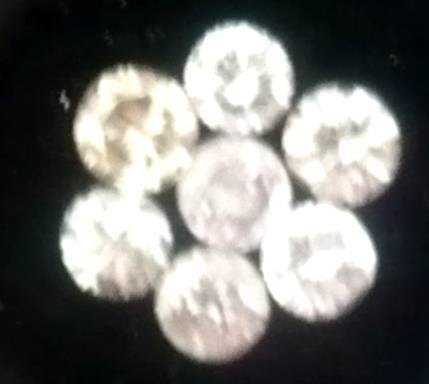 NATURAL NAMIBIAN DIAMONDS!  0.255ct /   G-I   /  VS1-SI2 / 2.0 mm