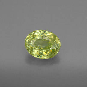 GLITTERING LIME GREEN PERIDOT   - ORIGIN  KENYA  1.05CT