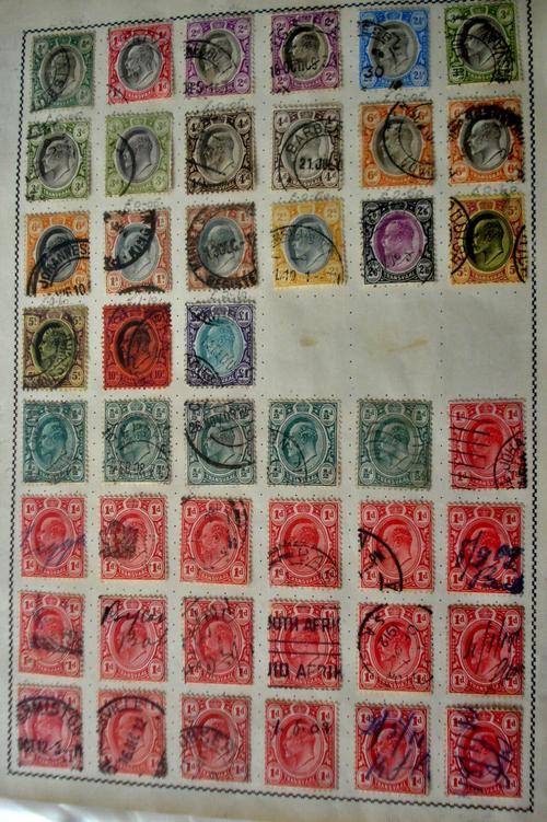 TRANSVAAL STAMPS - SELECTION OF 45 STAMPS FROM 1902-1903