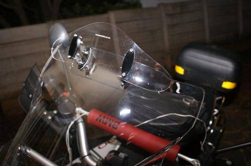 Aerotrim  Motorcycle Wind Deflector Screen