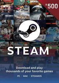 Steam R500 voucher (email delivery)