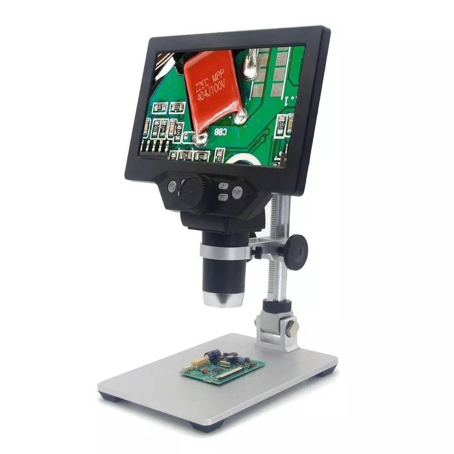 MUSTOOL G1200 Digital Microscope 12MP 7 Inch Large Color Screen Large Base LCD Display 1-1200X