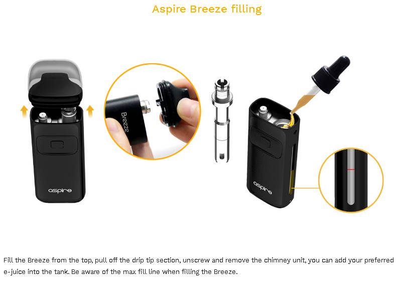 Aspire Breeze (Blue) *CRAZY SALE* Stealth Vape Compact