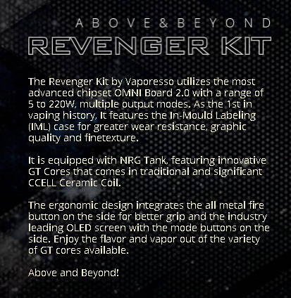 Vaporesso Revenger Starter Kit with NRG Tank (Blue) - 5.0ml - Vape