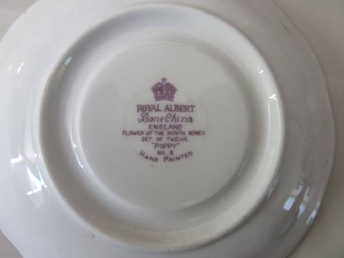 Royal Albert Flower of the Month - June - Hampton Shape 1960`s
