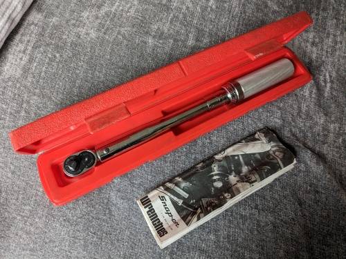Snap-on 3/8` drive Torque Wrench QJR2100E 15 to 100 ft.lbs