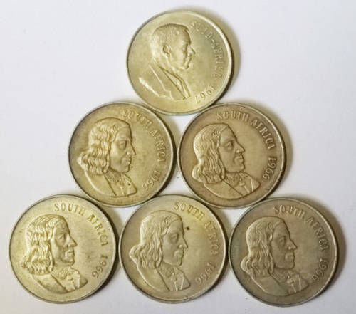 6 x R1 Coins