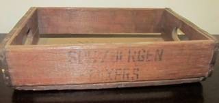 Vintage, Wooden Crate - Spitzbergen Mixers