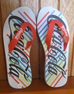 Coca Cola Coke Sandals / Flip-Flops
