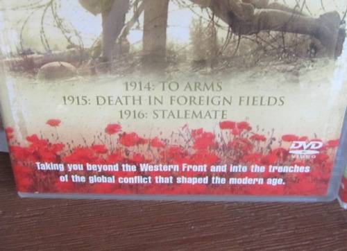 The Great War 1914 -1918  3 DVD and Memorabilia Collection