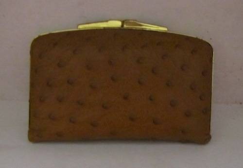 Busby Ostrich Leather Purse