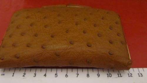 Busby Ostrich Leather Purse