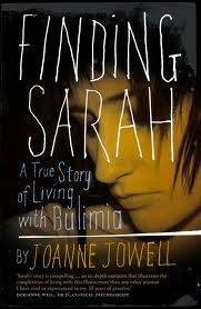 FINDING SARAH by Joanne Jowell. A true story of living with Bulimia
