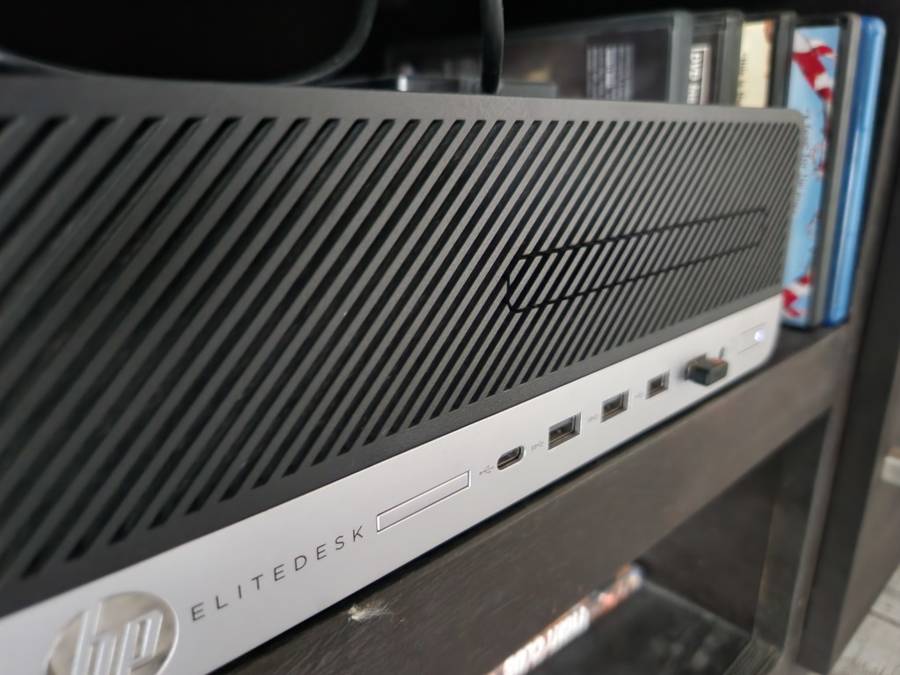 HP EliteDesk 705 G4 SFF, 32 Gig RAM, RYZEN 7 PRO 2700X with Nvidia GT1030