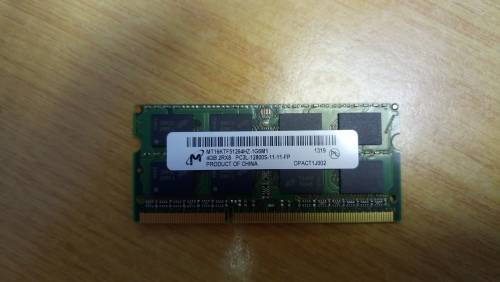Micron 4GB DDR3 Notebook Memory