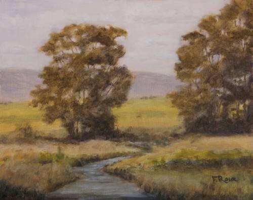 Francois Roux Original Landscape Oil Painting