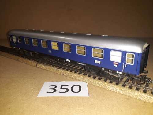 Marklin 4051 - DB Blue 1st Class Passenger Coach - All metal "HO"