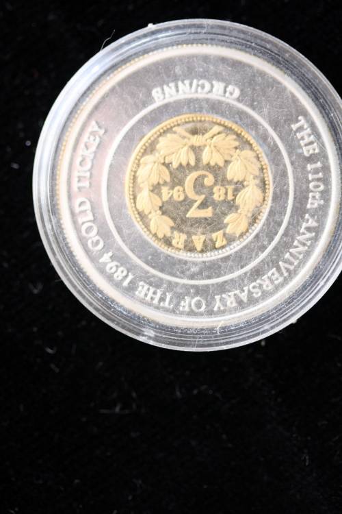 Medalion for Kruger death and Sammy Marks Tickey