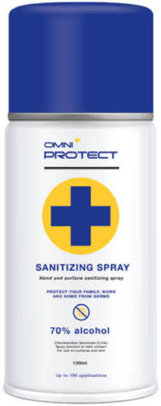 Omnisol Aerosol sanitatier (2×120ml  70%Alcohol )