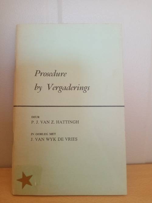 Prosedure by vergaderings