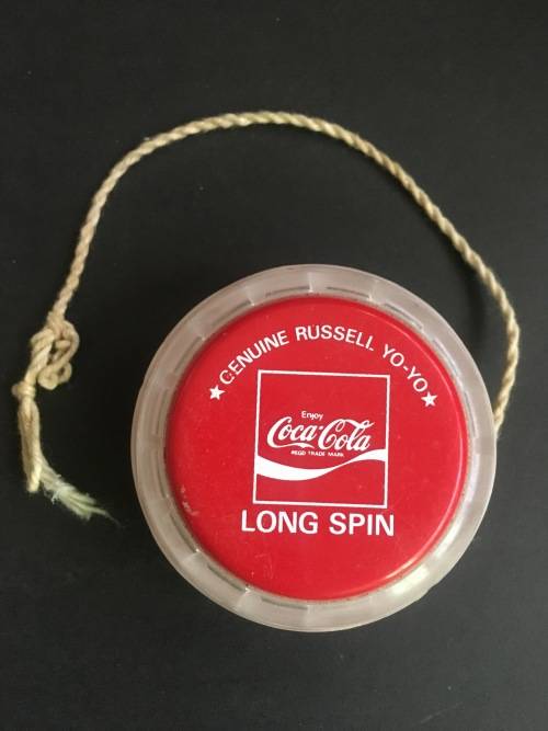 Genuine Russell YO-YO  Coca Cola With pkt of 3 Spare Strings
