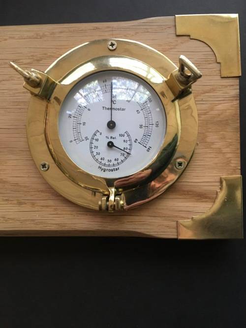 BAROMETER by BAROSTAR in OAK CASING