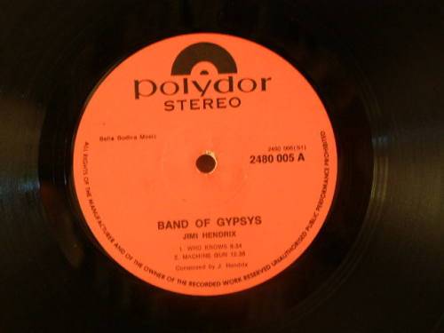 JIMI HENDRIX BAND OF GYPSIES LP
