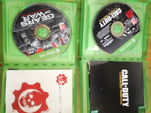 Xbox one console (500GB) with  2 games