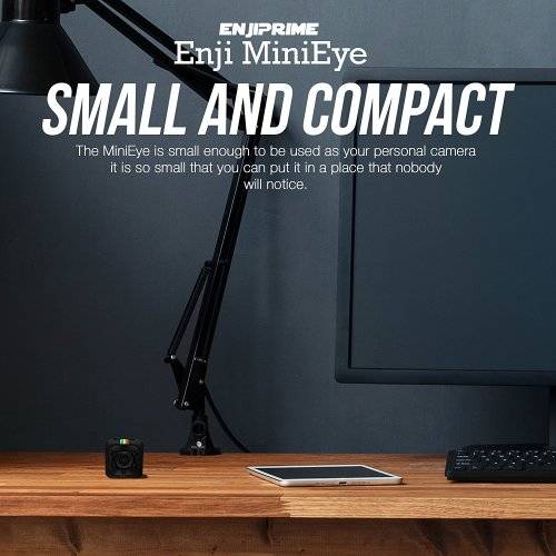 Enji Mini Eye Spy Camera, Hidden Camera, Nanny Cam, Mini Camera