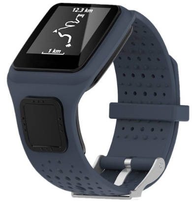 Replacement Wrist Strap Band For TomTom Runner 1 /TomTom Multi-Sport GPS Watch (SLATE)