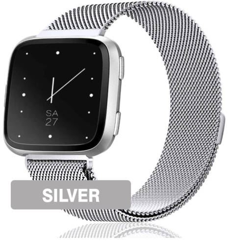 CHOOSE YOUR COLOUR Fitbit Versa Milanese Straps / Bands,Stainless Steel Milanese Metal Mesh Bracelet