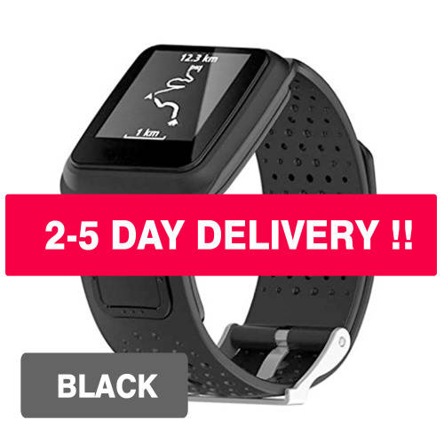 Replacement Wrist Strap Band For TomTom Runner 1 /TomTom Multi-Sport GPS Watch (BLACK)