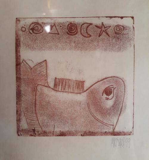 Michael Heyns unique monotype