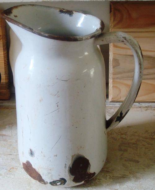 Vintage Enamil Toilet Jug