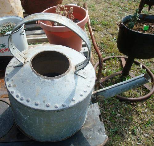 Vintage Tin Kettle.