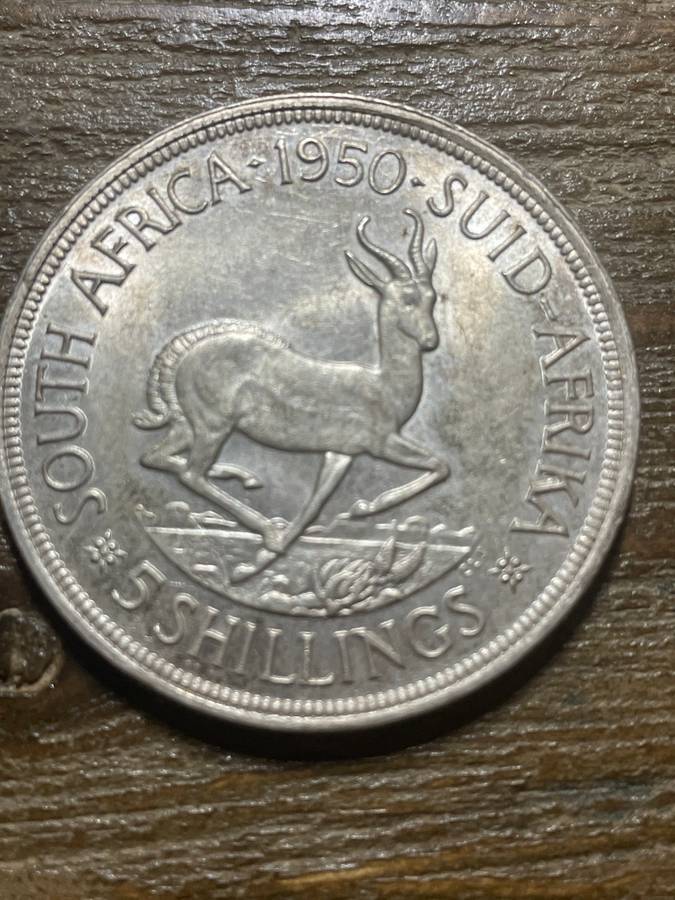 1950 Crown 5 Shilling - great condition  - collect this scarce coin