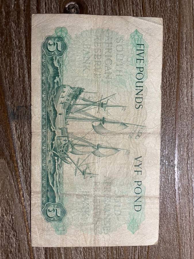 MH de Kock  *  5 pounds  *  third issue 1953  *  highly collectable