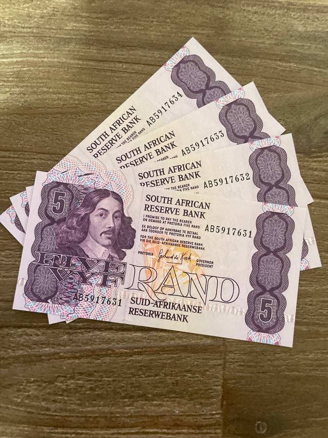 GHC de Kock *** R5 *** 1989 third issue *** 4 great consecutive notes