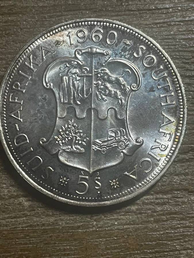 1960 *** 5 Shilling *** Top grade