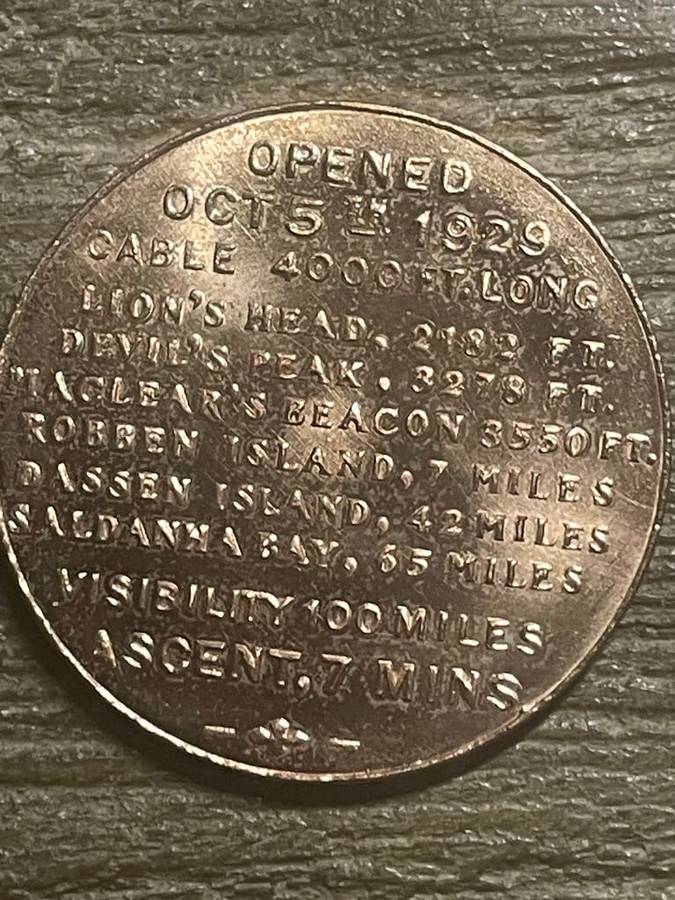 1929 *** Table Mountian opening  *** Uncirculated