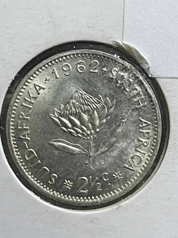 1962 *** 2.5c  *** scarce mintage of 8745