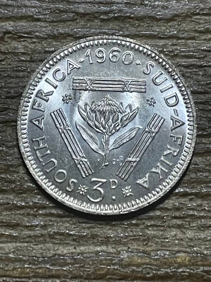 1960 *** 3 Pence *** very scarce mintage of 18004