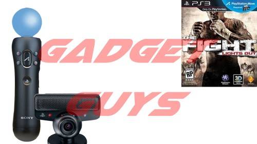 AWESOME PS3 MOVE BUNDLE:MOVE THE FIGHT GAME+ CONTROLLER+CAMERA