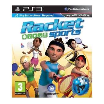 AWESOME PS3 MOVE BUNDLE:MOVE RACKET SPORTS GAME + CONTROLLER+CAMERA