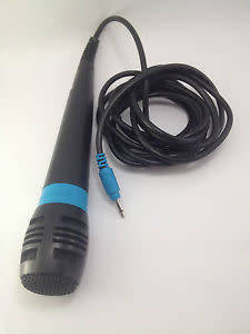 ORIGINAL SINGSTAR WIRED MICROPHONE-BLUE