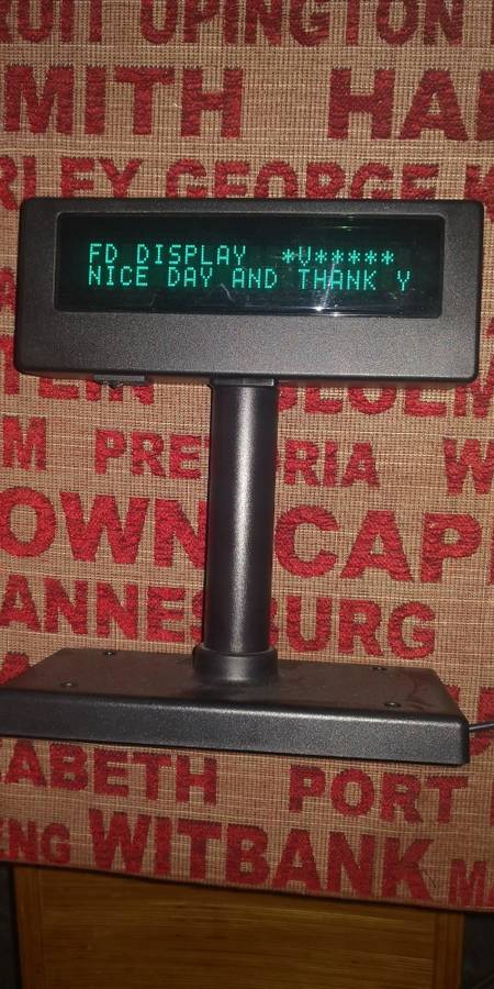 LARGE CUSTOMER DISPLAY