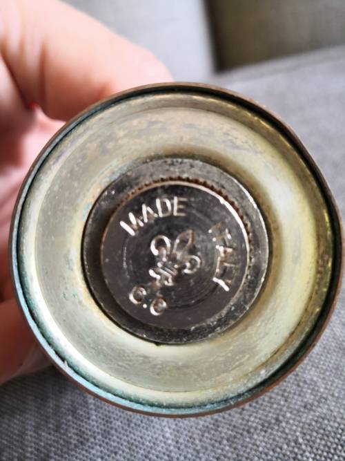 VINTAGE BRASS PEPPER MILL-GRINDER