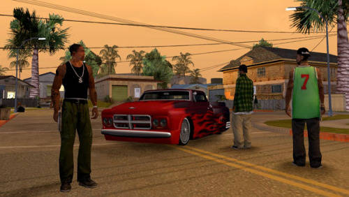 GRAND THEFT AUTO SAN ANDREAS PS2 GAME