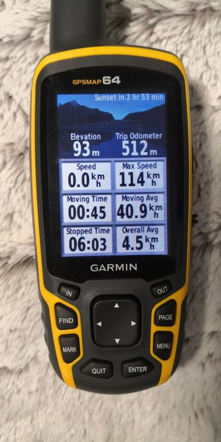 GARMIN GPSMAP 64 HANDHELD OUTDOOOR HIKINGRUNNINGMARINE GPS