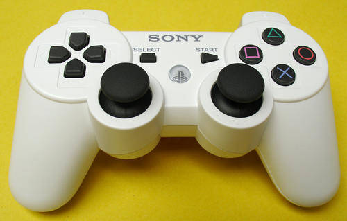 Original white sony ps3 wireless controller